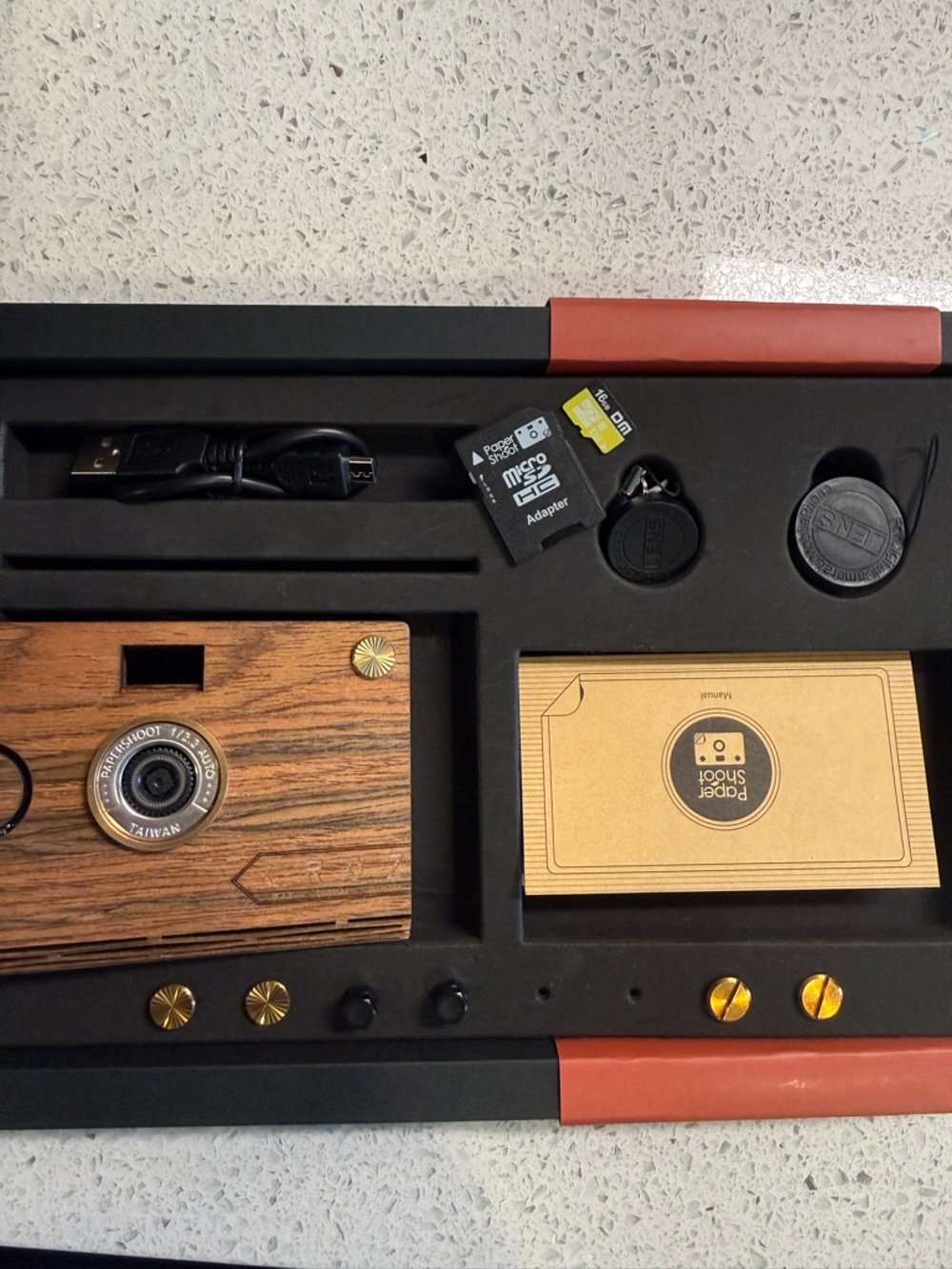 Paper Shoot Camera - Rosewood